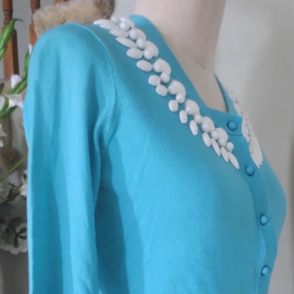 Kate Spade New York Beaded Kati Cardigan - Picture 4 of 7